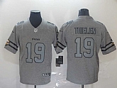 Nike Vikings 19 Adam Thielen 2019 Gray Gridiron Gray Vapor Untouchable Limited Jersey,baseball caps,new era cap wholesale,wholesale hats